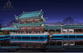 昆明翠湖公园古建筑光环境设计