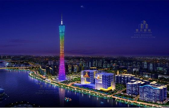 广州亚运会景观照明整治规划